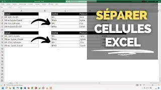 Séparer une Cellule en Deux (ou plusieurs) dans Excel 🟩 [TUTORIEL] 🟩