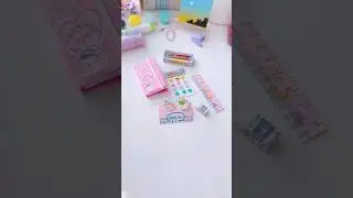 Miniature school supplies idea 