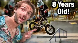 Reacting to BMX CAIDEN! | 8 Year old BMX God!