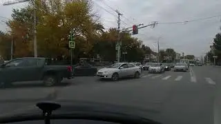 Поворот с ул. Орджоникидзе на пр-т Энтузиастов