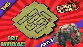 NEW BEST TH8 WAR [DEFENCE] BASE 2018 !! ANTI 3 STAR BASE DESIGN - Clash Of Clans