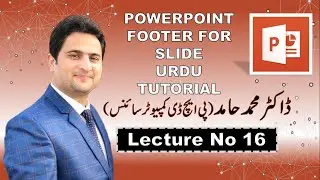 16: PowerPoint Footer for Slide | MS PowerPoint Tutorial for Beginners