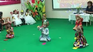 Узбекский танец в детском саду малыши
