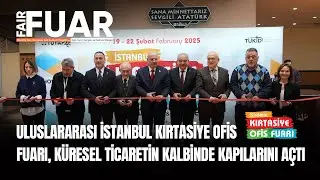 Uluslararası İstanbul Kırtasiye Ofis Fuarı, küresel ticaretin kalbinde kapılarını açtı