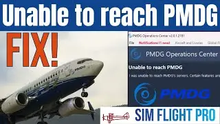 Unable to reach PMDG 
