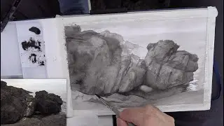 Plein Air Ink Wash Demonstration