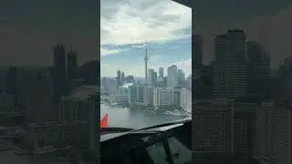 Flying into Toronto #cockpit #cockpitview