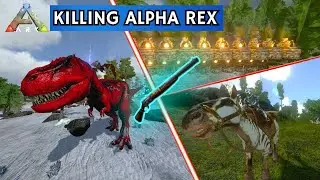 KILLING ALPHA REX AND COMPLETING TAME PURSUITS |EP-5| Ark Survival Evolved Mobile