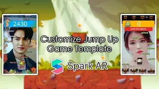 How To Customize Jump Up Game Template | Spark AR Tutorial