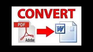 How to convert pdf file to doc online