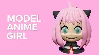 How to Model 3D Anime Girl in Blender 3.3 Character Modeling Tutorial