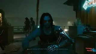 V has a Relic malfunction and bonding with Johnny Silverhand 2