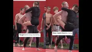 Beautiful Girl Taps Boy BJJ, Both Win