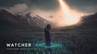 Watcher - Photoshop Manipulation Process