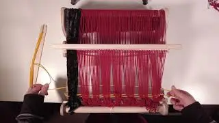 Making a Trimmed Romantic Shawl on the Schacht Cricket Rigid Heddle Loom #valentinesday