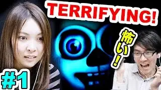 Five Nights At Freddy's - Sister Location｜First REACTION to HORROR GAMES