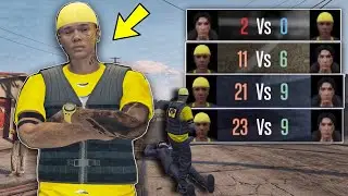VENCÍ a un RATA 🐀 en 1VS1 y lo HICE ABANDONAR la SESIÓN - GTAOnline