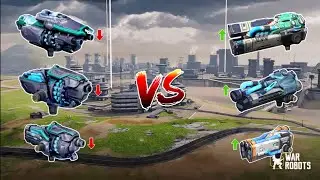 WR🔥 Jotunn/Chione/Morana[Nerf] VS Glacier/cryo/Rime[Buff] Weapon Comparison |WAR ROBOTS|