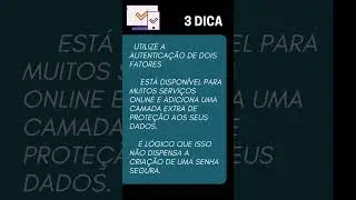 ANOTOU A SENHA? RASGUE DEPOIS DE DECORAR!