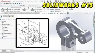 SOLIDWORKS ÖRNEK ÇİZİM     UYGULAMA - 15