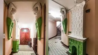 Прогулка к доходному дому с Атлантами в парадной.