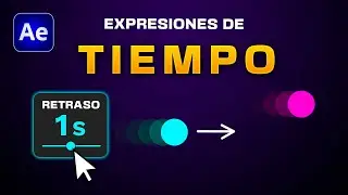 🕓 EXPRESIONES de TIEMPO para controlar animaciones en After Effects - ValueAtTime