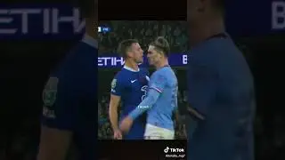 Grealish vs Azpilicueta fight