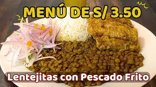 Lentejitas con Pescado frito 🐟 ¿un plato ECONÓMICO? | Recetas del Profe