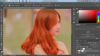 Как изменить цвет волос в фотошопе без лишних слов