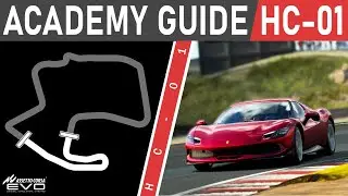 How To Get 3 Stars HC-01 Driving Academy Guide - Assetto Corsa EVO