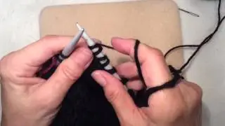 How to Knit a Mesh Pattern in the round | How to Knit a Mesh Pattern on Circular Needles