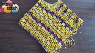 Learn To Crochet A Stylish Poncho With This Easy Tutorial! Winsome Crochet Poncho - Crochet Tutorial