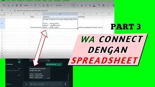 CARA PASANG SC BOT WHATSAPP SPREADSHEET part3