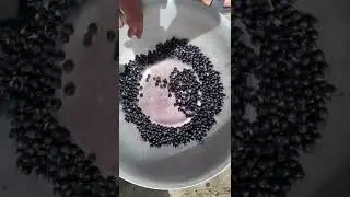 Как быстро очистить ягоды чернику от мусора🍒🍇🍓!!!