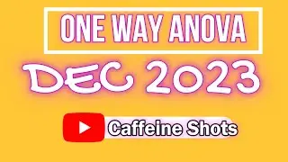 ANOVA Dec 2023 // Statistical Psychology