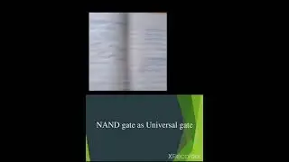 NAND as a Universal Gate