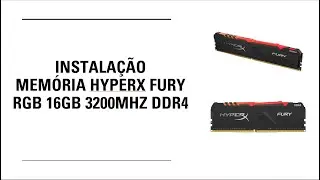 🔥Instalação Memórias DDR4 HyperX