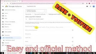 How to attach bank account with Adsense || Link Bank to Adsense || Punjab Tech Tv #Adsense