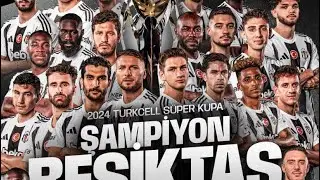 Turkcell süper kupa kazananı beşiktaşın kupa serömenisi