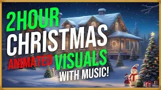 ❄️🎅 TV art 🎶Animated Christmas Frame 🎅 Visuals for your TV 🎅 Holiday Tunes 🎶❄️