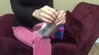 Inflating deflating and popping glitter confetti balloons