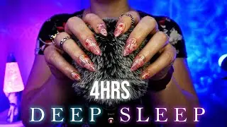 ASMR Sleepy Mic Scratching + Rain & Inaudible Whispers 🌧️✨Sleep Like a Baby!