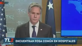 Decena de cuerpos en fosa común Gaza