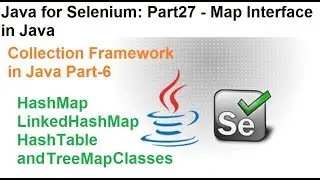 Java for Selenium | Part27 | What is Map Interface in Java?