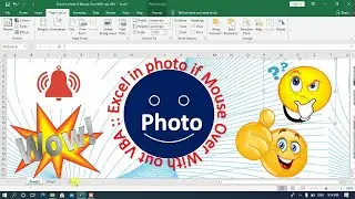 Excel in photo if Mouse Over With out VBA