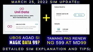 ''SIM BANNED'' SA 2ND RENEW NG UNLI DATA 599 + MAGIC DATA 99?😱😱