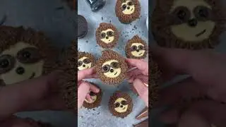 Cute Sloth 🦥 Cup Cakes making process #shorts