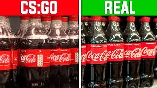 CS:GO imitando a VIDA REAL! O mapa mais REALISTA já feito (csgo vs real life)