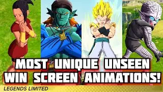 Most unique Unseen Win Animations In Dragon Ball Legends