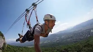 Zip line...